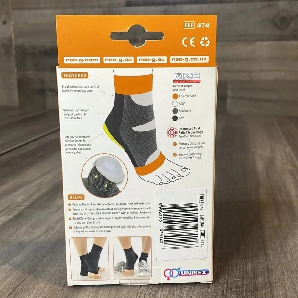 NEO G Plantar Fasciitis Support • Multiple Sizes Available • New in Box - Picture 2 of 5